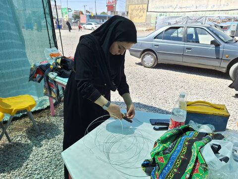 کرمانشاه.  فضاسازی غرفه