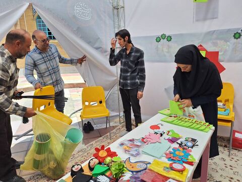 کرمانشاه.  فضاسازی غرفه