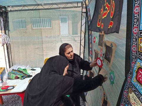 کرمانشاه.  فضاسازی غرفه