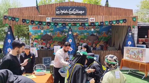 موکب «میهمانان کوچک امام حسین(ع)» به مناسبت اربعین حسینی در مرز تمرچین پیرانشهر