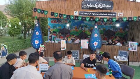 موکب «میهمانان کوچک امام حسین(ع)» به مناسبت اربعین حسینی در مرز تمرچین پیرانشهر
