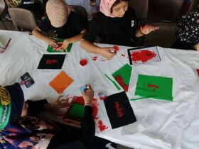 موکب «میهمانان کوچک امام حسین(ع)» به مناسبت اربعین حسینی در مرز تمرچین پیرانشهر