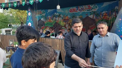 موکب «میهمانان کوچک امام حسین(ع)» به مناسبت اربعین حسینی در مرز تمرچین پیرانشهر