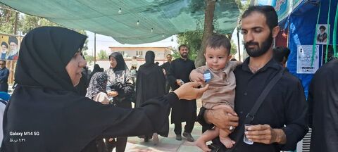 کرمانشاه.  خدمت‌رسانی به زائران