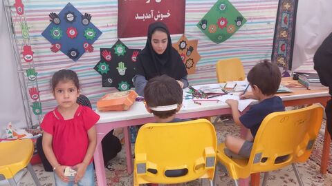کرمانشاه.  خدمت‌رسانی به زائران