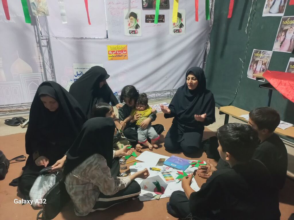 موکب فرهنگی سرابله میزبان کودکان و نوجوانان زائر اربعین