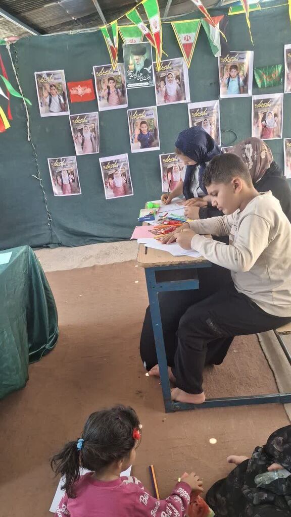 موکب فرهنگی سرابله میزبان کودکان و نوجوانان زائر اربعین