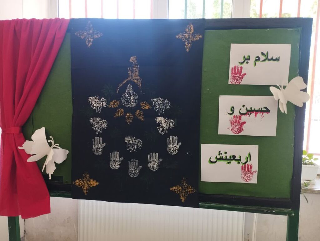 مشق هنر عاشورایی نوجوانان در مرکز فرهنگی هنری شماره یک ارومیه