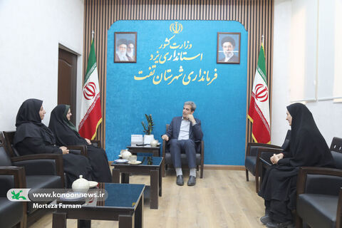مدیرکل کانون استان یزد با فرماندار شهرستان تفت دیدار کرد