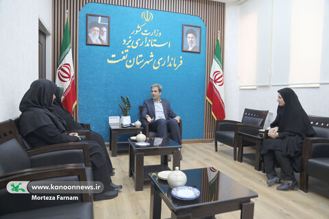 مدیرکل کانون استان یزد با فرماندار شهرستان تفت دیدار کرد