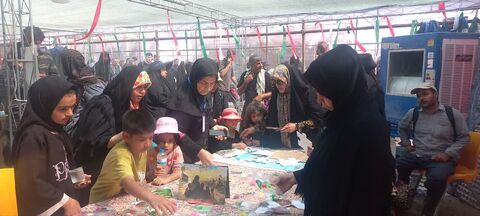 روایت تصویری پنجم از موکب حضرت قاسم ع کانون استان ایلام در پایانه مرزی مهران