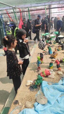 روایت تصویری پنجم از موکب حضرت قاسم ع کانون استان ایلام در پایانه مرزی مهران