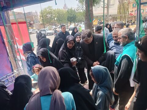 کرمانشاه.  موکب‌های اربعینی