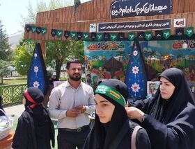 موکب‌های کانون در خدمت زائران کوچک امام حسین(ع)