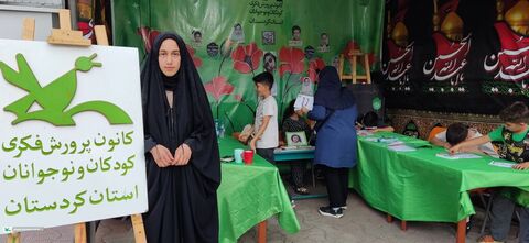 نوجوانان کانون کردستان در موکب اربعین؛ روایت تصویری خدمت به زائران امام حسین (ع)