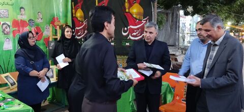 نوجوانان کانون کردستان در موکب اربعین؛ روایت تصویری خدمت به زائران امام حسین (ع)