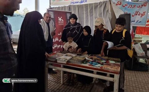 موکب‌ اربعینی کانون در استان  کرمانشاه