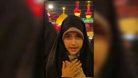 رجزخوانی عضو فعال کانون کنگاور در بین‌الحرمین