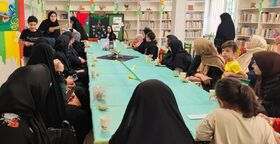دورهمی عاشقانه کودکان برای اربعین حسینی در مرکز شماره یک کانون ارومیه