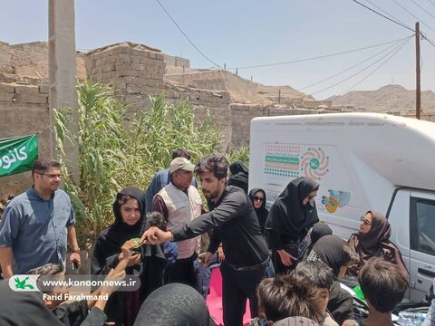 ایستگاه فرهنگی و هنری کانون پرورش فکری سیستان و بلوچستان در مسیر پیاده روی جاماندگان اربعین