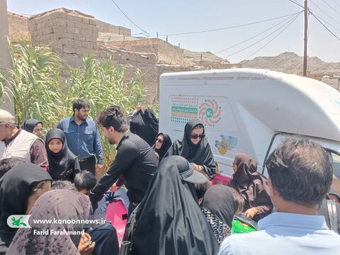 ایستگاه فرهنگی و هنری کانون پرورش فکری سیستان و بلوچستان در مسیر پیاده روی جاماندگان اربعین