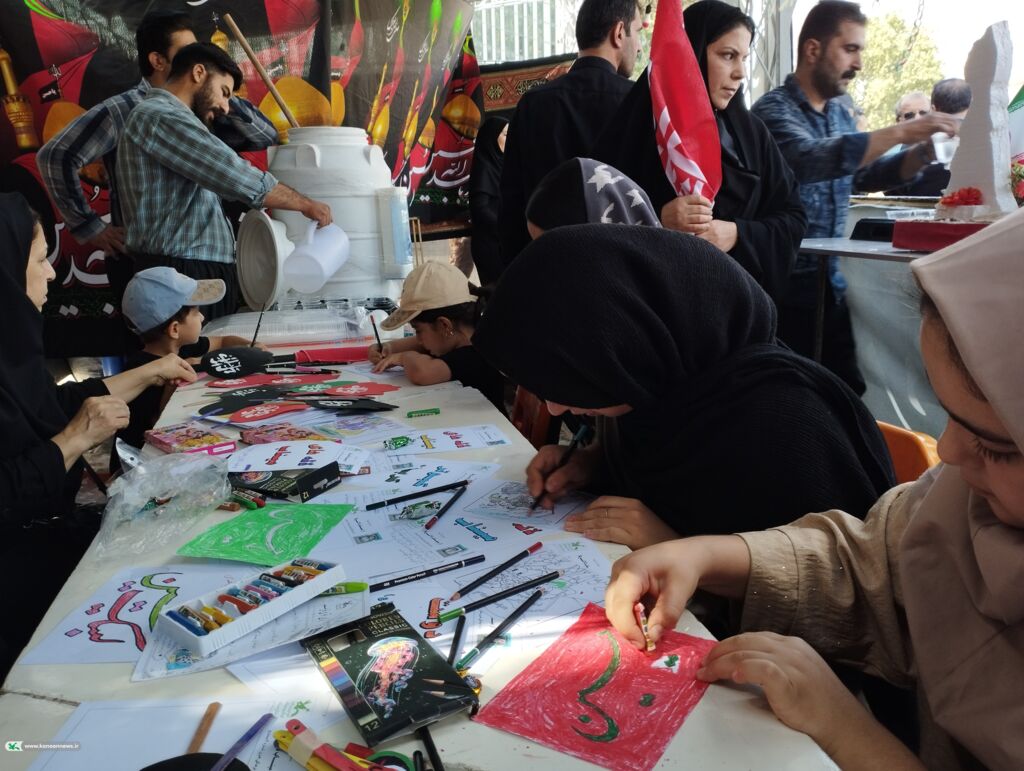 موکب کانون کردستان؛ میعادگاه کودکان و نوجوانان عاشق امام حسین(ع) در سنندج