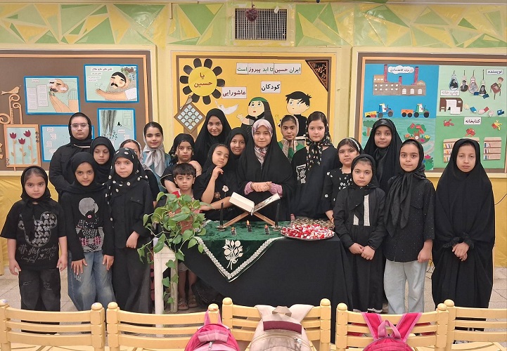 فضای معنوی اربعین در مرکز کاشان یک؛ دختران کانون‌یار با برنامه‌های فرهنگی، حال و هوای حسینی ساختند