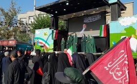 تماشاخانه‌های سیار کانون در مسیر جاماندگان اربعین