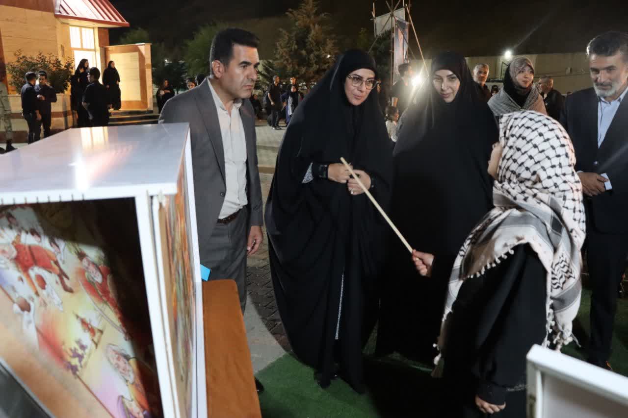 بازدید مدیرکل آفرینش‌های فرهنگی کانون از موکب «میهمانان کوچک امام حسین(ع)» در مرز تمرچین پیرانشهر
