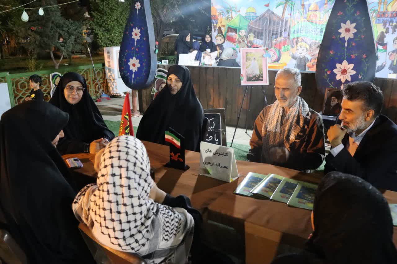 بازدید مدیرکل آفرینشهای فرهنگی کانون از موکب «میهمانان کوچک امام حسین(ع)» در مرز تمرچین پیرانشهر