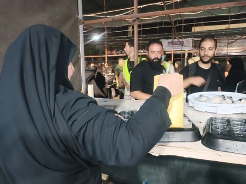 روایت تصویری هفتم از موکب حضرت قاسم ع کانون استان ایلام در پایانه مرزی مهران