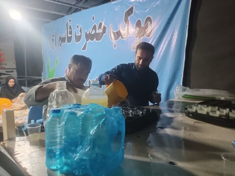 روایت تصویری هفتم از موکب حضرت قاسم ع کانون استان ایلام در پایانه مرزی مهران