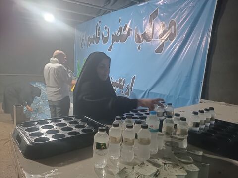 روایت تصویری هفتم از موکب حضرت قاسم ع کانون استان ایلام در پایانه مرزی مهران