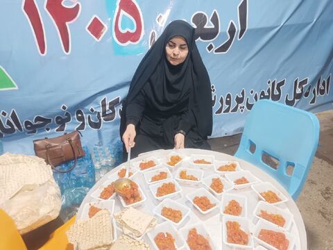 روایت تصویری هفتم از موکب حضرت قاسم ع کانون استان ایلام در پایانه مرزی مهران
