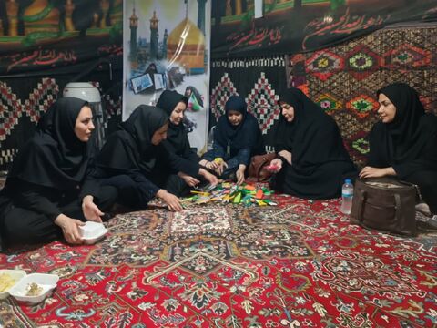 روایت تصویری هفتم از موکب حضرت قاسم ع کانون استان ایلام در پایانه مرزی مهران