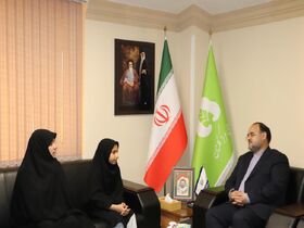 دیدار مدیرکل کانون گلستان با مدیرکل صداوسیما به مناسبت روز خبرنگار