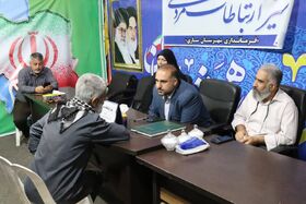 میز ارتباطات مردمی کانون پرورش فکری مازندران در یکصد و شصتمین تجمع میدانی مردم ساری برپا شد