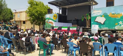 گزارش تصویری/ سفر تماشاخانه سیار از تویسرکان تا رزن استان همدان