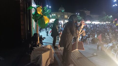 گزارش تصویری/ سفر تماشاخانه سیار از تویسرکان تا رزن استان همدان