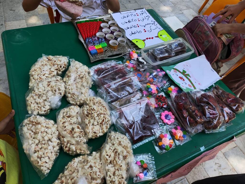 مشقِ کارآفرینیِ اعضای کانونِ دامغان