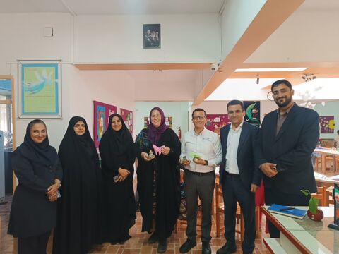 گزارش تصویری بازدید هیئت عالی‌رتبه سازمان بین‌المللی مهاجرت (IOM) از مرکز فرهنگی شماره 3 مشهد