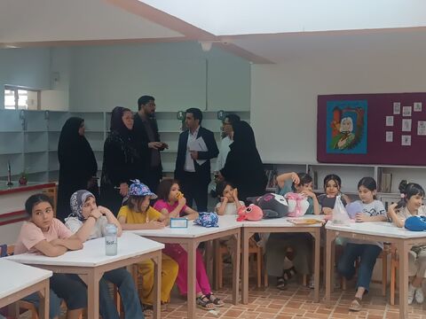 گزارش تصویری بازدید هیئت عالی‌رتبه سازمان بین‌المللی مهاجرت (IOM) از مرکز فرهنگی شماره 3 مشهد