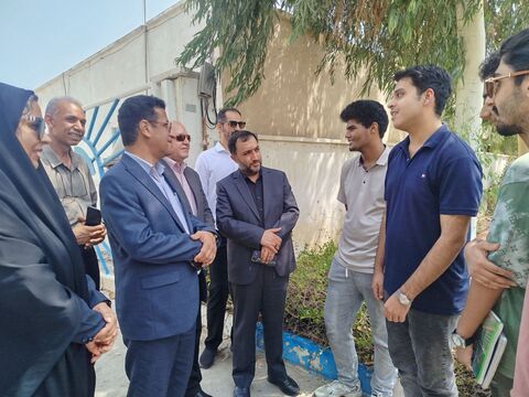 سفر یک روزه مدیرعامل کانون و معاون وزیر به هرمزگان در قاب تصویر