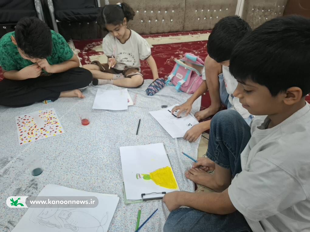 شور و نشاط تابستانه کانون بوشهر در «کوی سرتل»؛ از سفال‌گری تا قصه‌گویی