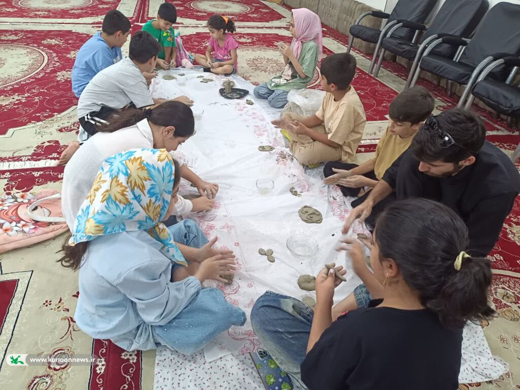 شور و نشاط تابستانه کانون بوشهر در «کوی سرتل»؛ از سفال‌گری تا قصه‌گویی