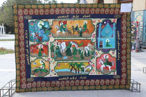 «بیرق غریب» در اصفهان برافراشته شد؛ روایت عاشورا به زبان هنر کودکان و نوجوانان/ گزارش تصویری روز اول