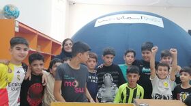 برپایی آسمان‌نما در مرکز شماره‌ ۵ کانون کرمانشاه
