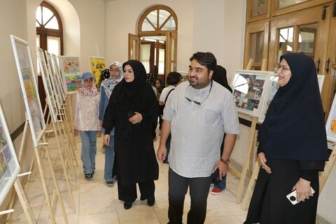 «بیرق غریب» در اصفهان برافراشته شد؛ روایت عاشورا به زبان هنر کودکان و نوجوانان/ گزارش تصویری روز دوم