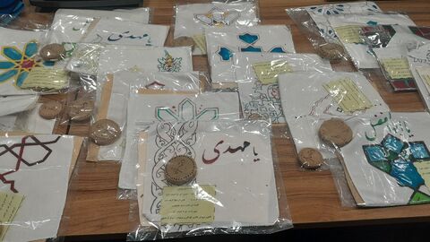 «دست‌سازه‌ها» پیام عشق اعضا کانون به زائران امام حسین علیه‌السلام