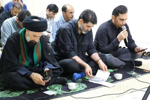 تصاویر | آیین سوگواری دهه آخر صفر در اداره‌کل کانون اردبیل